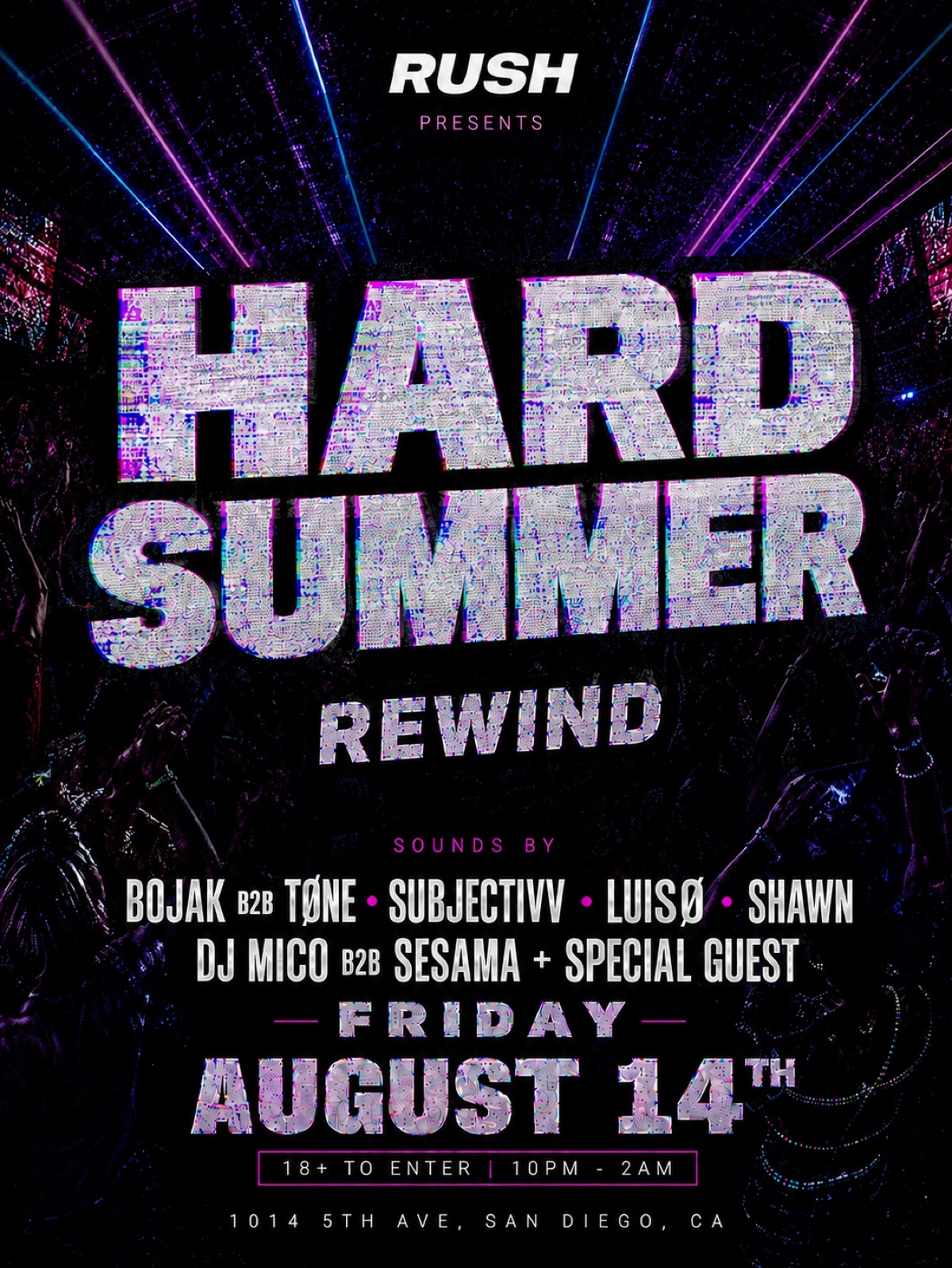 HARD SUMMER | 18+ flyer